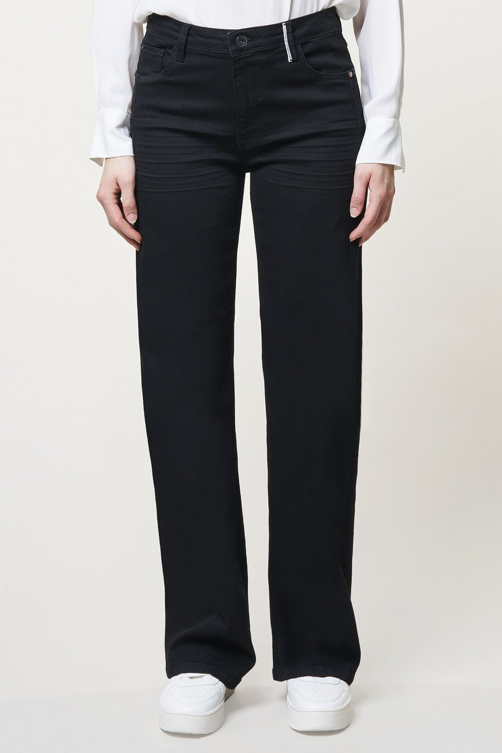 Judy Wide Leg Black Blue Fire Co. 