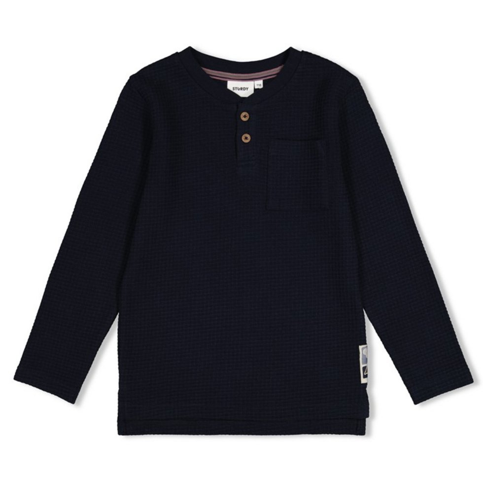 Shirt mit Waffelstruktur Sturdy