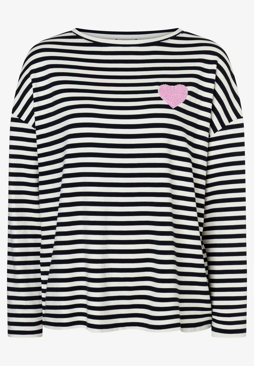 Streifenshirt mit Herz More&More